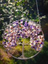 Load image into Gallery viewer, Cremation infused clay bead wire tree ring