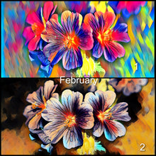 Load image into Gallery viewer, Birth flower memorial canvas
