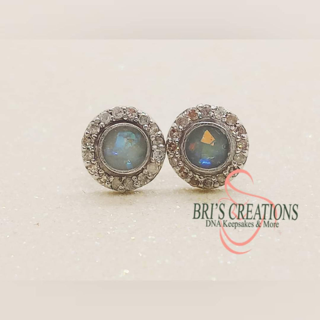 Halo bezel studs