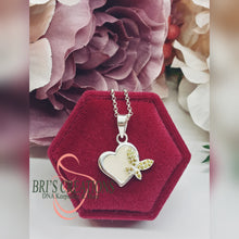 Load image into Gallery viewer, Butterfly Heart Pendant
