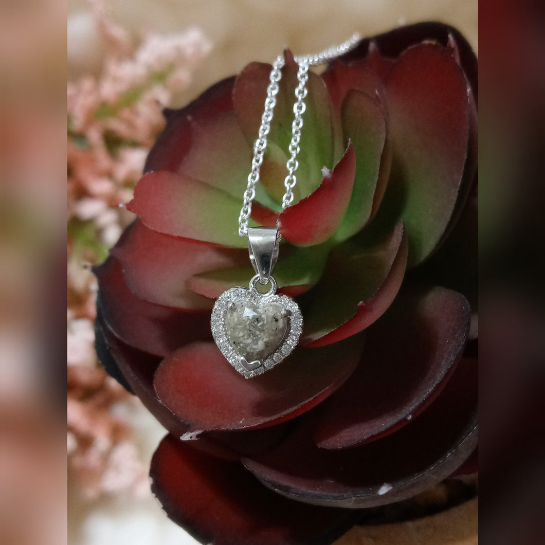 Halo Heart Pendant