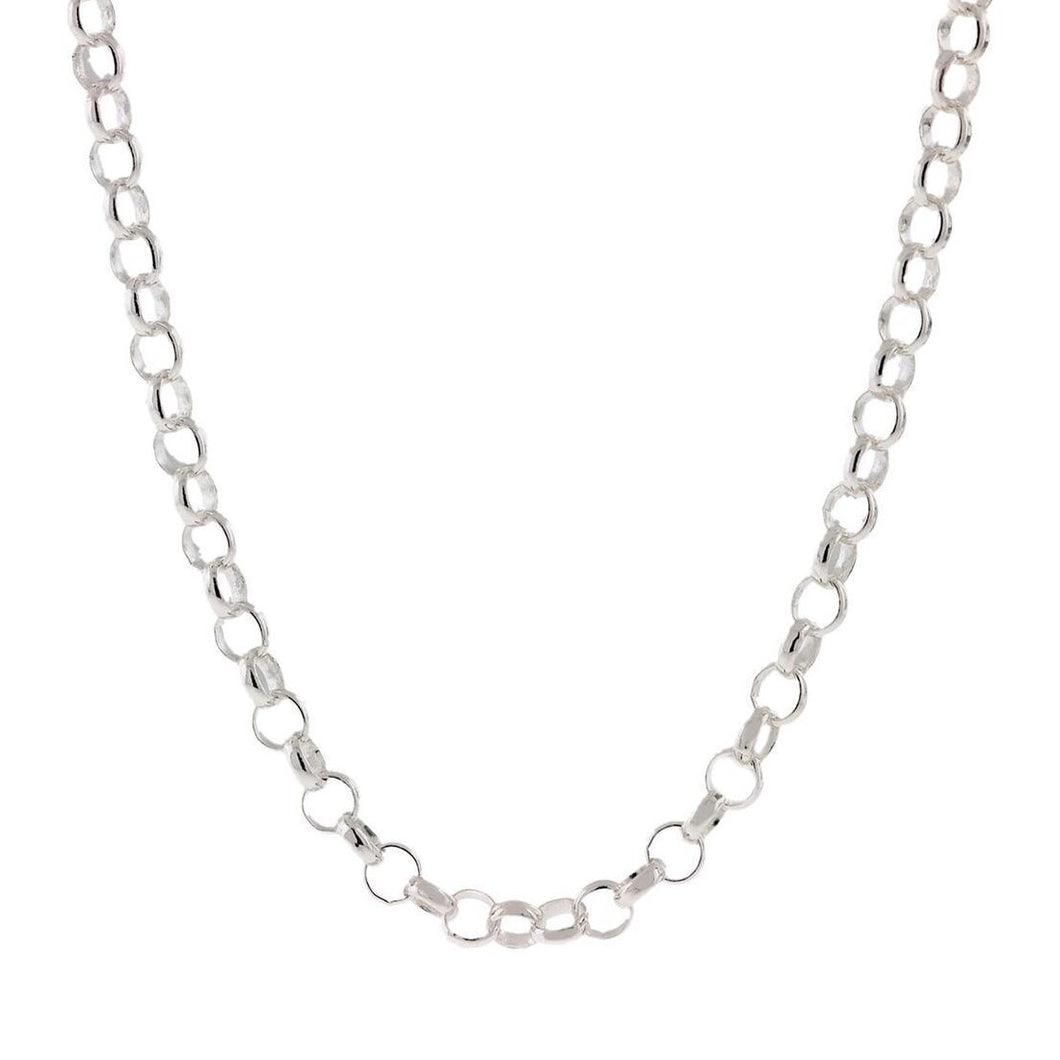 Sterling silver rolo chain